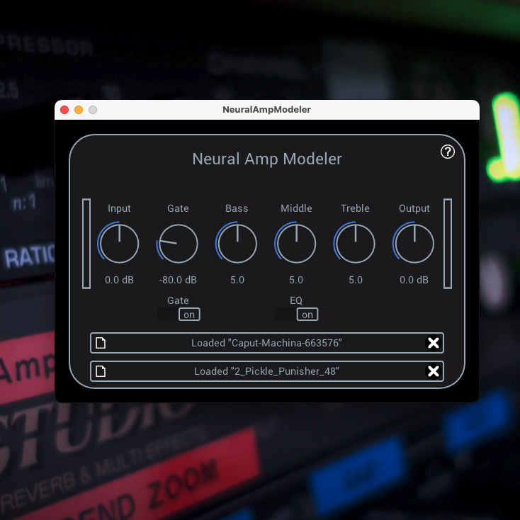 Natural Amp Modeller (NAM)